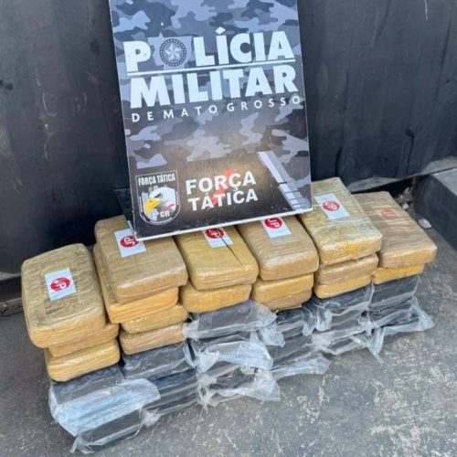 Força Tática prende homem com 36 tabletes de maconha em Cuiabá