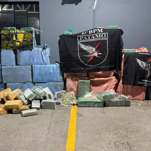 Forças de segurança de MT e RO apreendem 900 kg de cocaína e causam prejuízo de R$ 16,2 mi às facções
