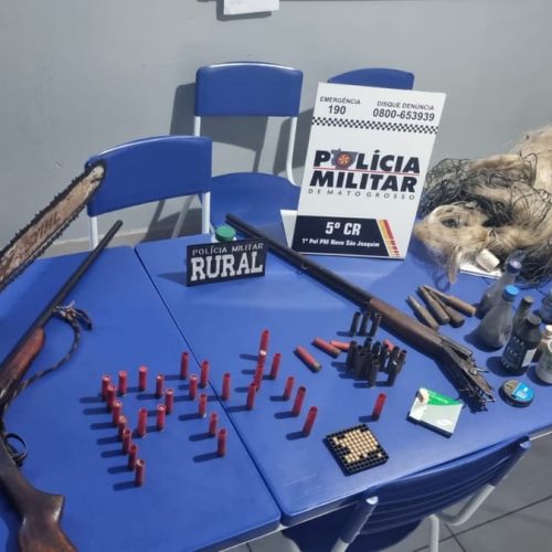 Forças de segurança impedem invasão de fazenda e prendem grileiro em flagrante com armas