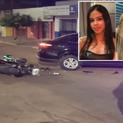 Funcionárias de pizzaria morrem em grave acidente entre moto e carro em MT