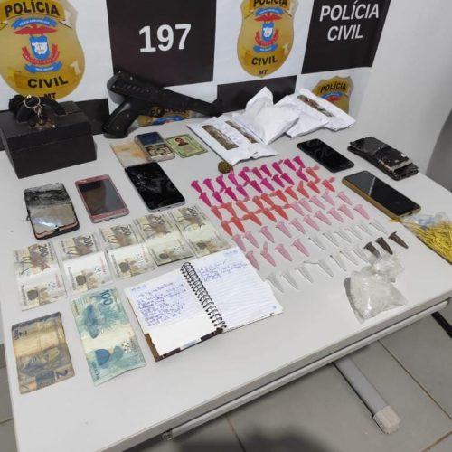 Gardenal do Comando Vermelho é preso com drogas, pistola falsa e dinheiro em boca de fumo