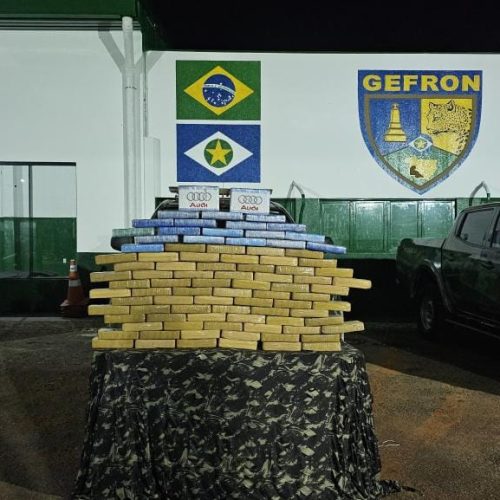 Gefron apreende 146 quilos de cocaína e causa prejuízo de R$ 2,8 milhões às facções