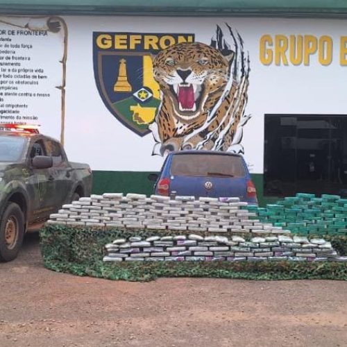 Gefron apreende 200 quilos de drogas e dá prejuízo de R$ 1,5 milhão às facções criminosas