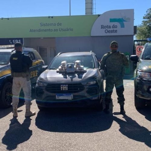 Gefron apreende carga de supermaconha e veículo avaliados em R$ 135 mil em Várzea Grande