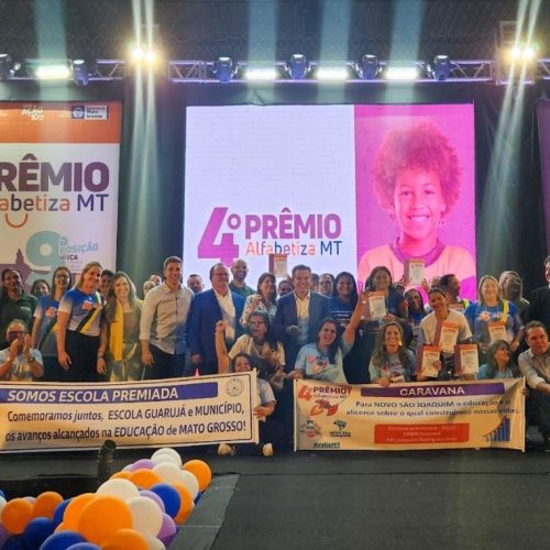 Governo premia 100 escolas da rede pública de MT com R$ 5 milhões