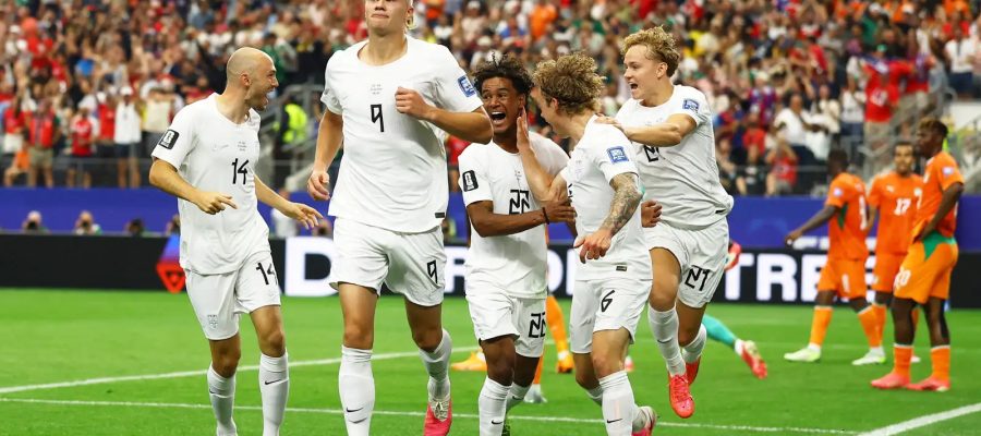 Haaland decide, Noruega vence Costa do Marfim e vai pegar o Brasil