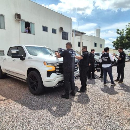 Homem é alvo da PC por crime de extorsão envolvendo picape de luxo avaliada em R$ 400 mil