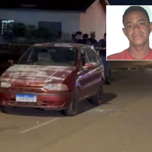 Homem é assassinado dentro de carro com ao menos 12 tiros após sair de conveniência em MT