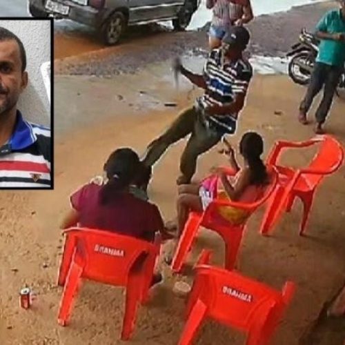 Homem que matou esposa que segurava a filha no colo é preso em matagal horas após o crime