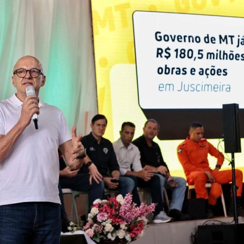 MAIS RECURSOS: Juscimeira recebe mais R$ 9,7 milhões em obras e investimentos do Governo de MT