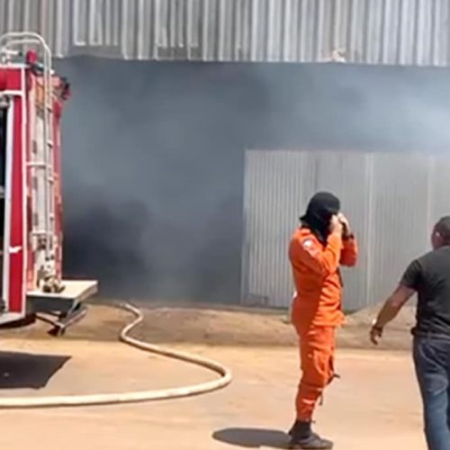Sorriso: incêndio causa estragos em barracão de empresa