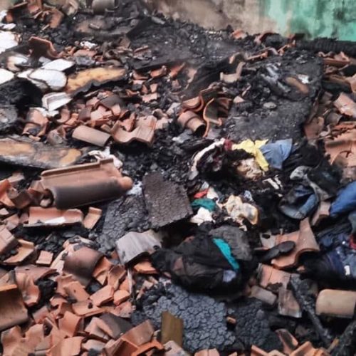 Incêndio causa estragos em residência no Mato Grosso