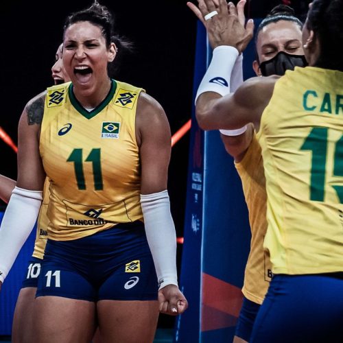 Invicto, Brasil encara campeãs olímpicas na Liga das Nações de vôlei