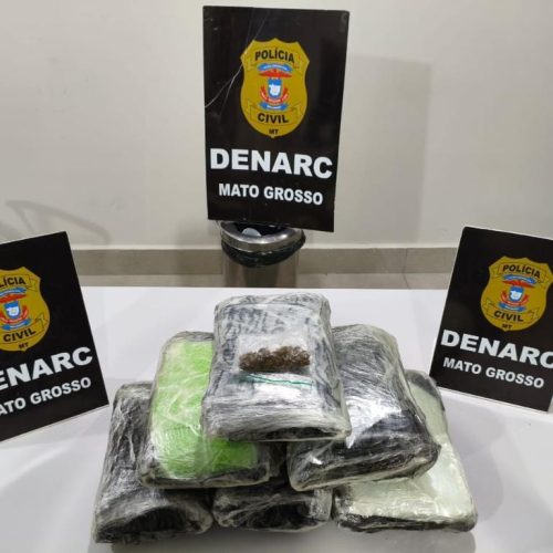 Irmãs que transportavam malas carregadas com drogas são presas em Cuiabá