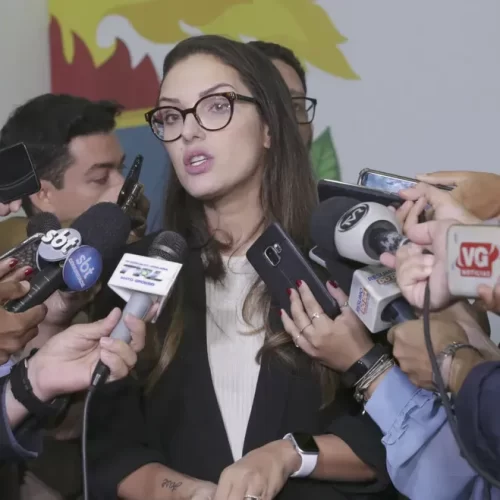 Janaina ‘adia’ discussões sobre alianças e diz que foco será cuidar do MDB: “cuidar da minha casa”