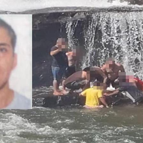 Jovem de 21 anos morre afogado após escorregar de pedra na Cachoeira do Prata