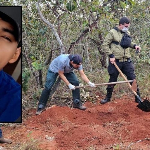 Jovem de 22 anos que estava desaparecido é encontrado enterrado em cova rasa