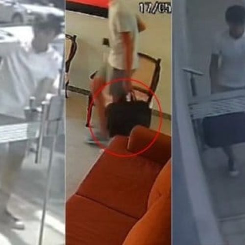 Ladrão se passa por sobrinho de moradora, invade prédio de luxo e foge após 2h; veja vídeo