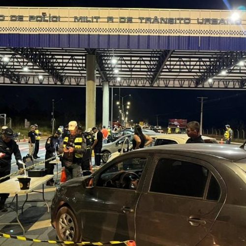 Lei Seca prende quatro condutores e remove 22 veículos na estrada de Chapada