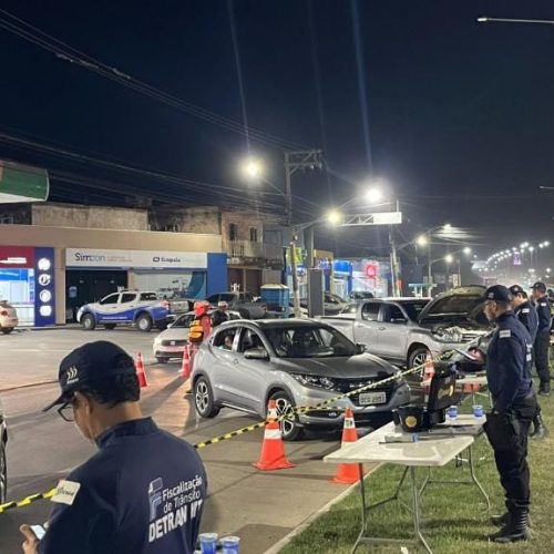 Lei Seca termina com três presos por embriaguez e 36 veículos removidos em Várzea Grande
