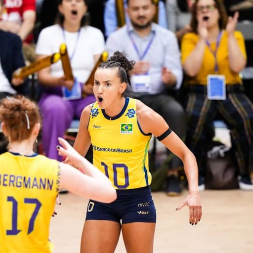 Liga das Nações de Vôlei: Brasil vence Polônia e assume vice-liderança