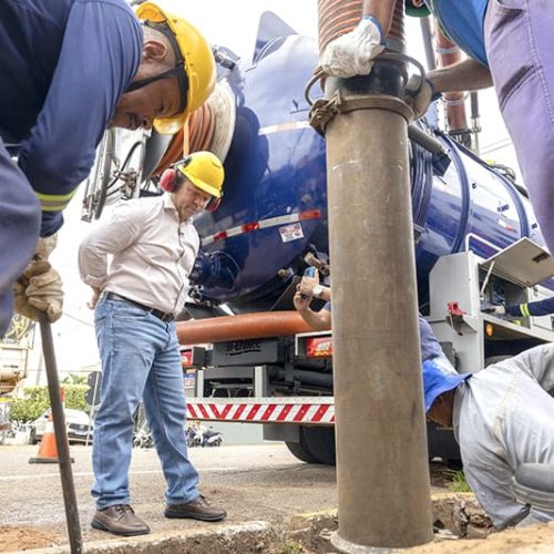 RONDONOPOLIS: Novidade: Município usa tecnologia Vac-All para limpeza de galerias pluviais