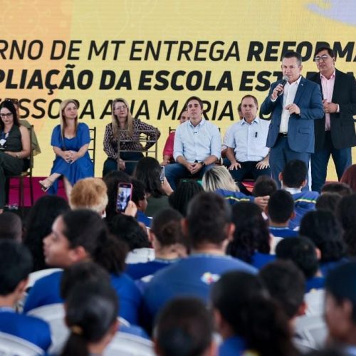 MT entrega mais uma escola moderna e equipada para atender mais de mil estudantes