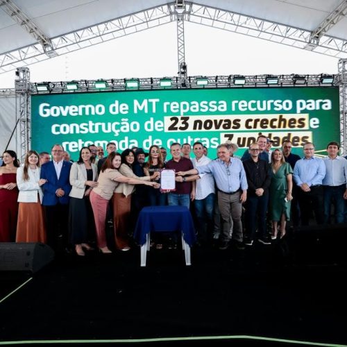 MT investe R$ 140,7 milhões em novas creches, máquinas e apoio para a agricultura familiar