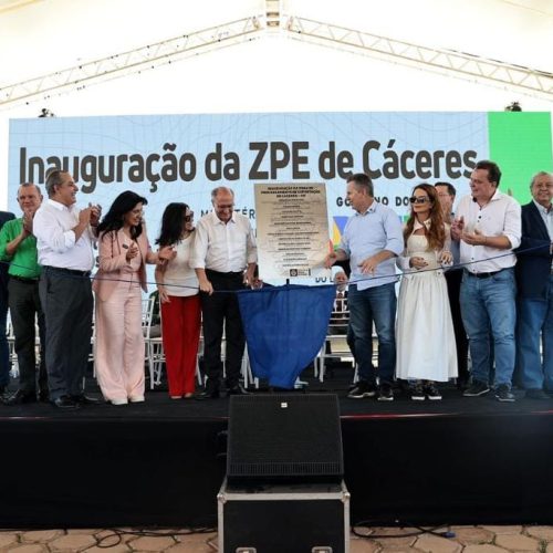 Mato Grosso inaugura ZPE de Cáceres após mais de 30 anos de espera