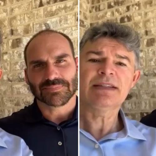 Medeiros visita Eduardo Bolsonaro e defende anista para evitar tarifaço