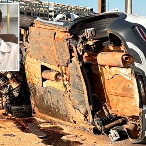 Médico morre e namorada fica ferida em colisão entre carro e carreta na rodovia BR-163