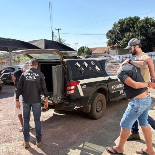 Membros de facção criminosa são presos pela PC após fazendeiro denunciar extorsão