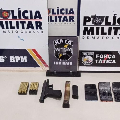 Menores são apreendidos com pistola quando se preparavam para matar rival de facção