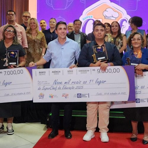 Merendeiro de Várzea Grande leva o 1º lugar no concurso “SuperChef da Educação 2025”