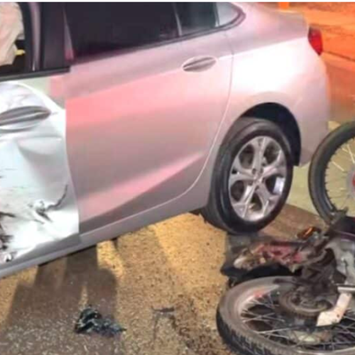 Motociclista de 25 anos morre após colisão com carro em avenida movimentada de Sinop