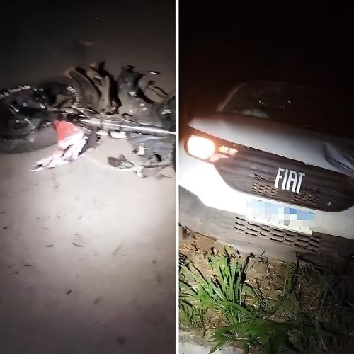 Motociclista de 28 anos morre após colisão com carro na MT-175; duas pessoas ficam feridas