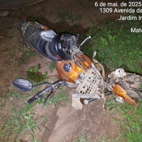 Motociclista de 58 anos morre em acidente com caminhão em avenida de Cuiabá