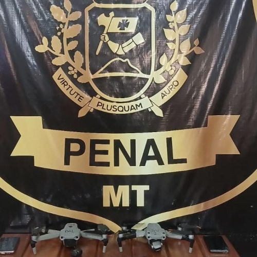 Motociclistas e drones são flagrados arremessando celulares, drogas e fumo em penitenciária