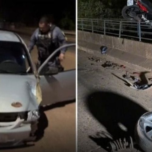 Motorista com sinais de embriaguez foge ao atropelar e matar motociclista