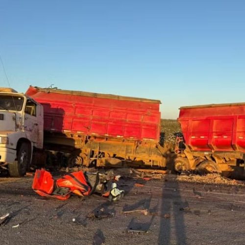 Motorista morre após ser arremessado de caminhão em grave acidente na MT-338