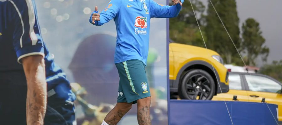 Neymar não viaja com seleção para Cleveland; segue em tratamento
