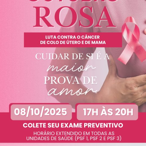 Itanhangá-MT: Outubro Rosa, Saúde de Itanhangá promove ação especial para coleta de exames preventivos