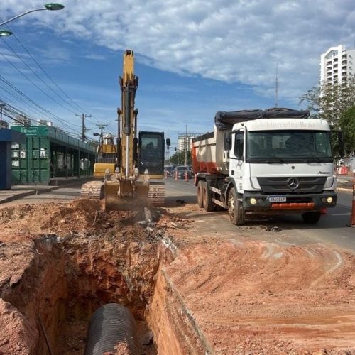 Obra do Sistema BRT terá interdições parciais na próxima semana em Cuiabá; veja locais