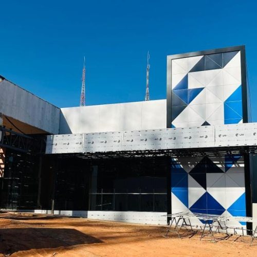 Obras da nova sede do Cermac e MT Hemocentro chegam a 55% de execução