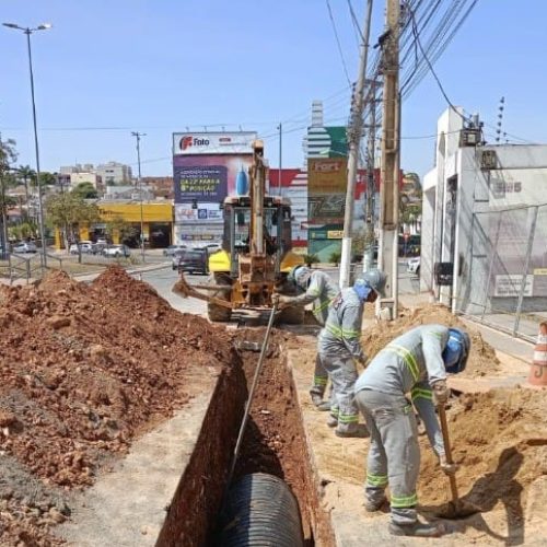 Obras de drenagem geram interdições em avenidas da capital nesta quarta-feira