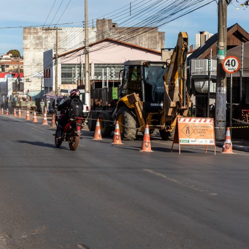 Obras de drenagem na avenida Mato Grosso devem durar 20 dias; veja rotas alternativas