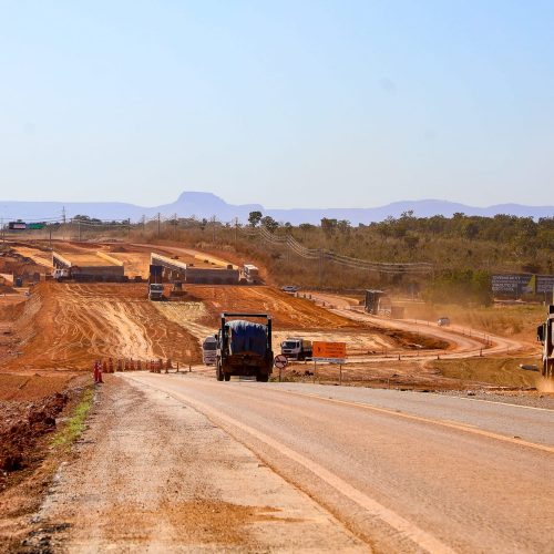 Obras de implantação do Rodoanel de R$ 206 mi em Cuiabá e VG estão com 44% de execução