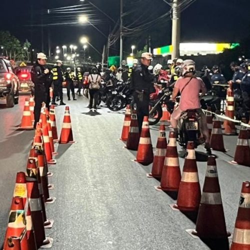 Operação Lei Seca fiscaliza 280 motocicletas e remove 61 veículos em Cuiabá