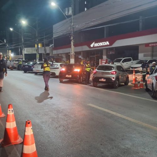 Operação Lei Seca prende dez condutores embriagados e remove 42 veículos em Cuiabá