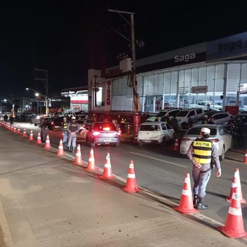 Operação Lei Seca termina com 10 motoristas presos por embriaguez em Várzea Grande